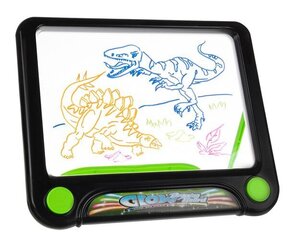 Волшебная доска для рисования для детей Magic Drawing Pad LED, ручка + тряпочка для протирания доски цена и информация | Развивающие игрушки и игры | kaup24.ee