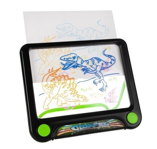 Magic joonestuslaud lastele Magic Drawing Pad Led, pliiats + puhastuslapp hind ja info | Arendavad mänguasjad | kaup24.ee