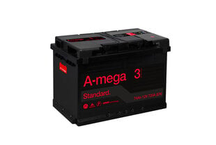 Aku A-Mega Standard 74Ah 720A EN 12V цена и информация | Аккумуляторы | kaup24.ee