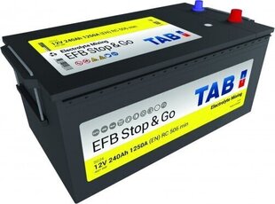 Аккумулятор Tab EFB Stop & Go 240 Ah 1250A 12V цена и информация | Аккумуляторы | kaup24.ee