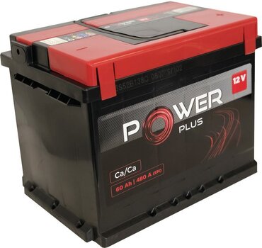 Aku Power Plus 60Ah 480A 12V hind ja info | Akud | kaup24.ee