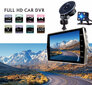 V5 autokaamera, kahe objektiivi ja HD-ekraaniga. цена и информация | Pardakaamerad ja videosalvestid | kaup24.ee