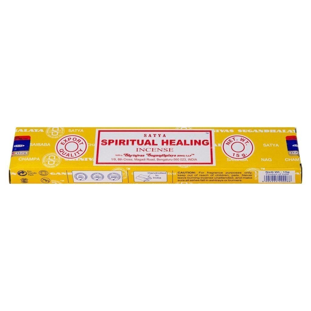 Viirukipulgad Satya Spiritual Healing, 15 g hind ja info | Kodulõhnastajad | kaup24.ee