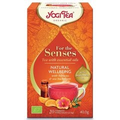 Natural Wellbeing Yogi Tea чай с эфирными маслами , 20 шт. цена и информация | Чай | kaup24.ee