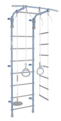 Спорткомплекс (гимнастическая стенка) ПАСТЕЛЬ-2, серо-голубой, 217x52,5 см цена и информация | Шведские стенки | kaup24.ee