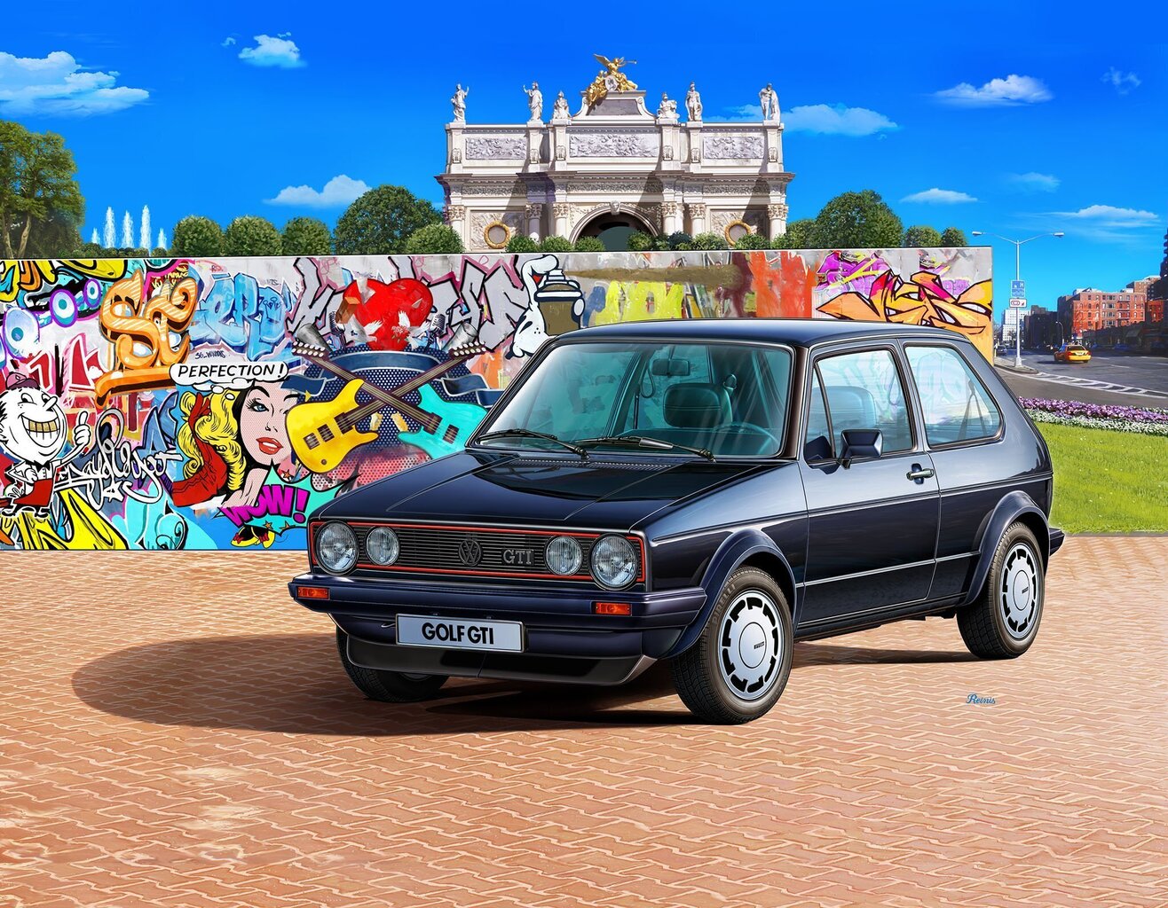 Konstruktor Revell – 35 aastat VW Golf 1 GTI Pirelli kinkekomplekt, 1/24, 05694 hind ja info | Klotsid ja konstruktorid | kaup24.ee