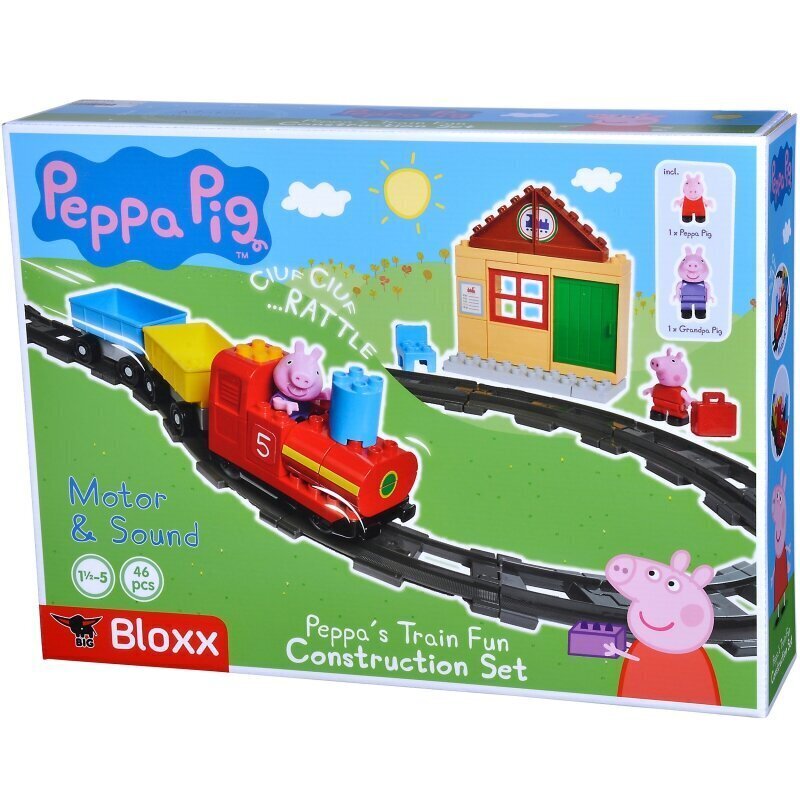 Konstruktor rongiga Peppa Pig Big, 59 osa hind ja info | Klotsid ja konstruktorid | kaup24.ee