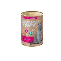 Rafi Cat konserv täiskasvanud kassidele kalkuniga, 400 g цена и информация | Кошачьи консервы | kaup24.ee