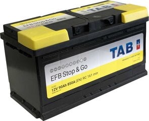 Аккумулятор Tab EFB Stop & Go 90 Ah 850A 12V цена и информация | Батареи | kaup24.ee