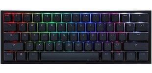 Игровая клавиатураDucky One 2 Mini RGB Black - US layout - Cherry MX коричневый переключатель цена и информация | Клавиатуры | kaup24.ee