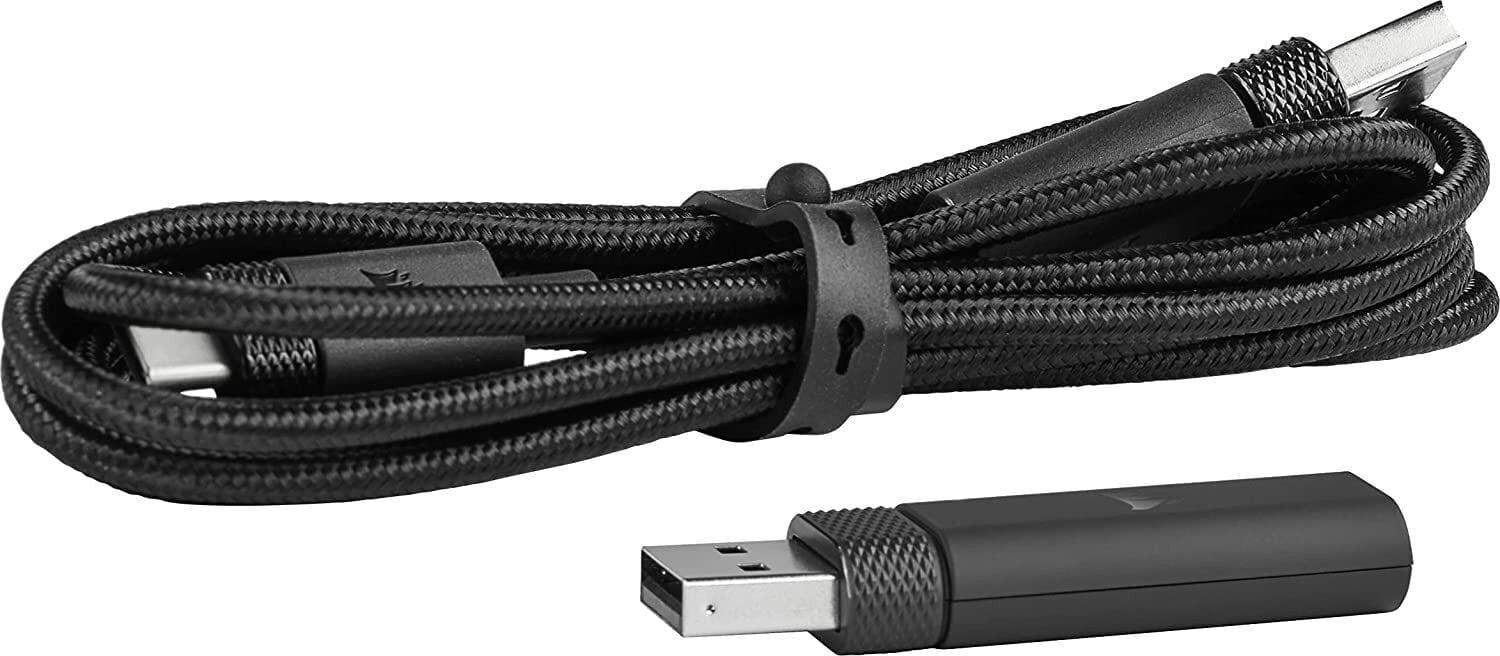 Corsair HS80 RGB Wireless Black цена и информация | Kõrvaklapid | kaup24.ee