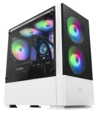 ATX/mATX Semi-tower Korpus Mars Gaming LED RGB LED RGB Micro ATX hind ja info | Arvutikorpused | kaup24.ee