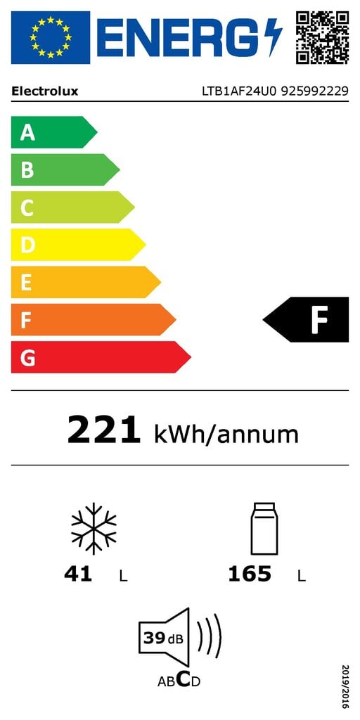 Külmik Electrolux A+ 144 cm hind ja info | Külmkapid | kaup24.ee