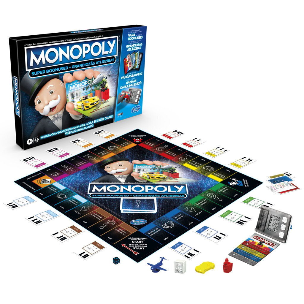 MONOPOLY Lauamäng Super Boonused (eesti keeles) hind ja info | Lauamängud ja mõistatused | kaup24.ee