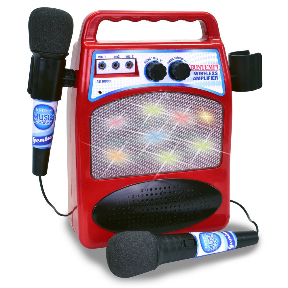 Mängu juhtmevaba kõlar koos mikrofoniga Bontempi Music Academy Genius, 48 6000 hind ja info | Arendavad mänguasjad | kaup24.ee