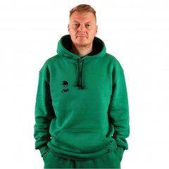Meeste dressipluus Hoodie Green, roheline hind ja info | Meeste pusad | kaup24.ee
