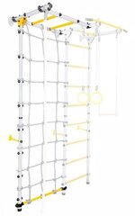 Спортивный комплекс (гимнастическая стенка) JUNIOR ATLET LIGHT 2-в-1, бело-серый, 220x140 см цена и информация | Шведские стенки | kaup24.ee