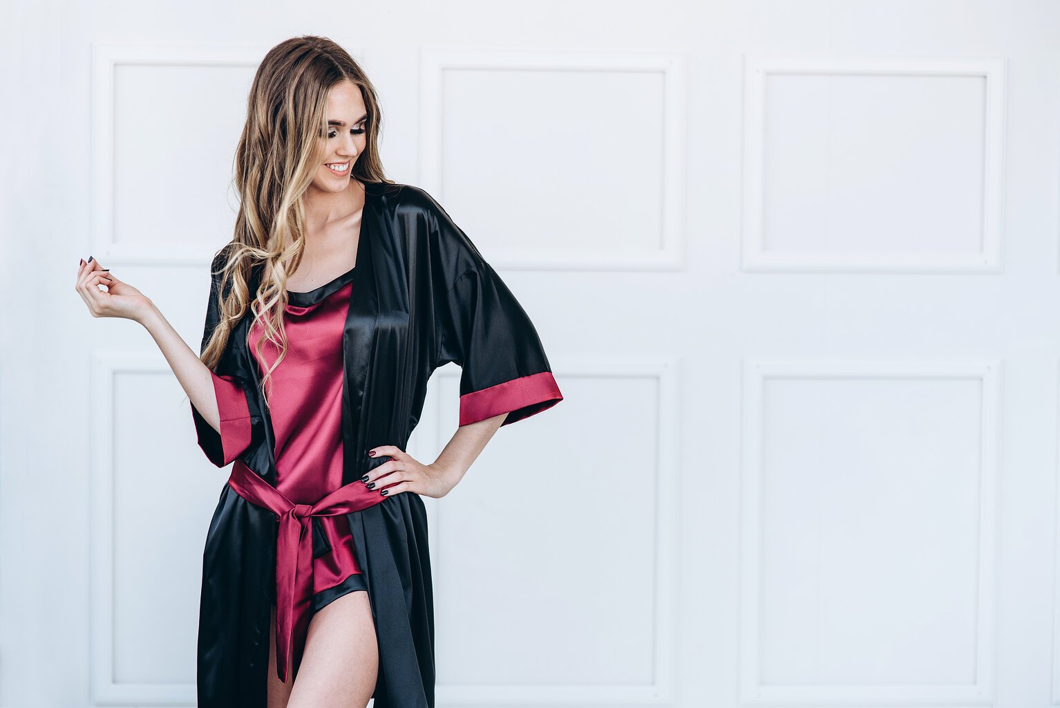 Naiste hommikumantel, must hind ja info | Naiste hommikumantlid | kaup24.ee