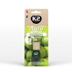 Освежитель воздуха K2 Vento, зеленое яблоко цена и информация | Освежители воздуха для салона | kaup24.ee