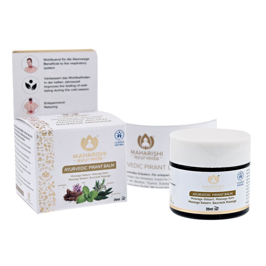 Taimne palsam Maharishi Ayurveda Pirant Balm, 25 ml hind ja info | Salvid, geelid | kaup24.ee