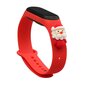 Kellarihm Fusion Xmas Santa 2 Xiaomi Mi Band 3 / 4 punane цена и информация | Nutikellade ja nutivõrude tarvikud | kaup24.ee