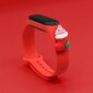 Kellarihm Fusion Xmas Santa Xiaomi Mi Band 3 / 4 punane hind ja info | Nutikellade ja nutivõrude tarvikud | kaup24.ee