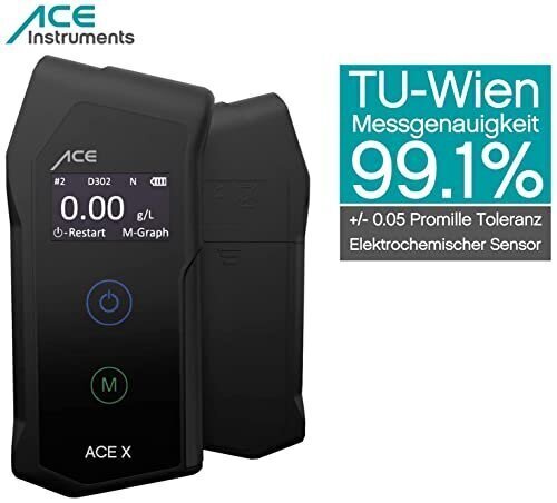 Alkomeeter Ace X 99,1 protsenti hind ja info | Alkomeetrid | kaup24.ee