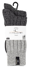 Зимние носки с шерстью для мужчин Clark Crown 2096, 2 пары цена и информация | Meeste sokid | kaup24.ee
