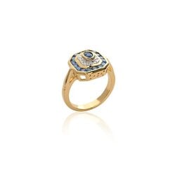 750° kullaga kaetud sõrmus, toodetud Prantsusmaal hind ja info | Sõrmused | kaup24.ee