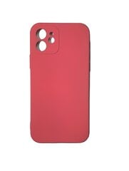 Hallo Soft Silicone Silikoonist telefoniümbris Apple iPhone 12 Punane цена и информация | Чехлы для телефонов | kaup24.ee