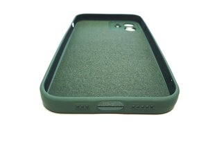 Hallo Soft Silicone Silikoonist telefoniümbris Apple iPhone 12 mini Roheline hind ja info | Telefoni kaaned, ümbrised | kaup24.ee