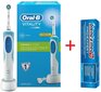 Elektriline hambahari Oral-B Vitality D12.513 Cross Action + kingituseks hambapasta Blend-a-med цена и информация | Elektrilised hambaharjad | kaup24.ee