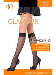 Naiste sokid Glamour Symphony 40 DEN, pruunid цена и информация | Женские носки | kaup24.ee