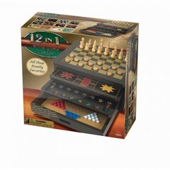 CARDINAL GAMES комплект игр 12 в1 Wood Game Center, 6033155 цена и информация | Настольные игры | kaup24.ee