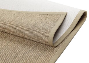 Narma sisalWeave™ silesidusvaip Livos, beež, 80 x 250 cm цена и информация | Ковры | kaup24.ee