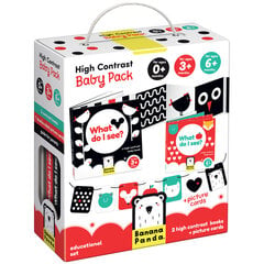 Arenduskaardid High Contrast Baby Pack, 0 kuud + hind ja info | Arendavad mänguasjad | kaup24.ee