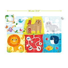 Pusle Suuuper Size Puzzle Animal Match 34 tk hind ja info | Pusled | kaup24.ee