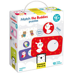 Pusle Match The Buddies Puzzles, 12 tk hind ja info | Pusled | kaup24.ee