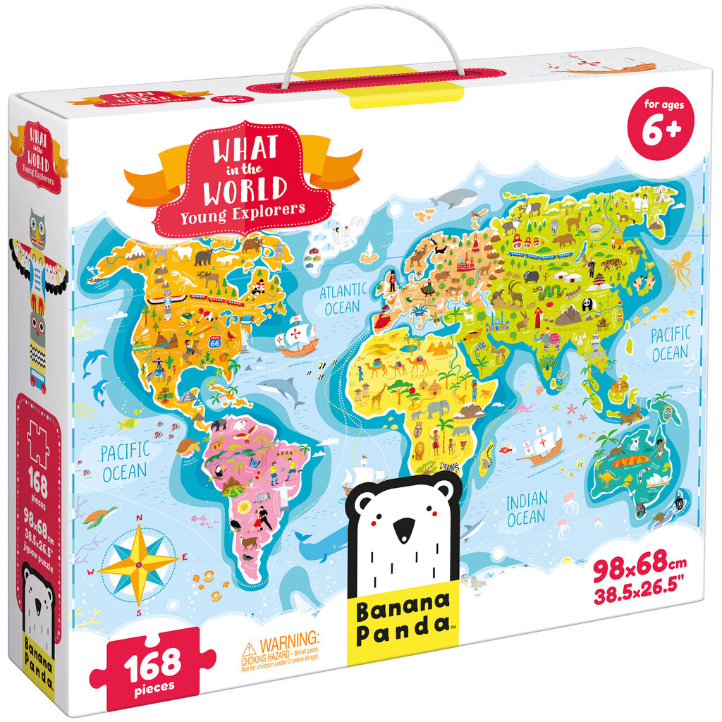 Pusle What in the World Young Explorers, 168 tk. цена и информация | Pusled | kaup24.ee