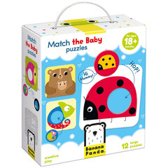 Пазл Match The Baby, 12 д. цена и информация | Пазлы | kaup24.ee