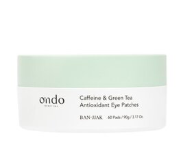 Гидрогелевые подушечки под глаза Ondo Beauty 36.5 Caffeine & Green Tea, 90 мл цена и информация | Маски для лица, патчи для глаз | kaup24.ee