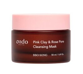 Poore puhastav savimask Ondo Beauty 36.5 Pink Clay & Rose, 50 ml hind ja info | Näomaskid, silmamaskid | kaup24.ee
