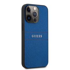 GUHCP13LPSASBBL Guess PU Leather Saffiano Case for iPhone 13 Pro Blue hind ja info | Telefoni kaaned, ümbrised | kaup24.ee