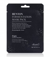 Листовая маска для лица Benton Fermentation, 20 г цена и информация | Маски для лица, патчи для глаз | kaup24.ee