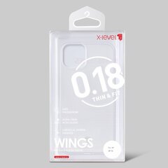 Telefoniümbris X-Level Wing Apple iPhone 13 Pro Max läbipaistev цена и информация | Чехлы для телефонов | kaup24.ee