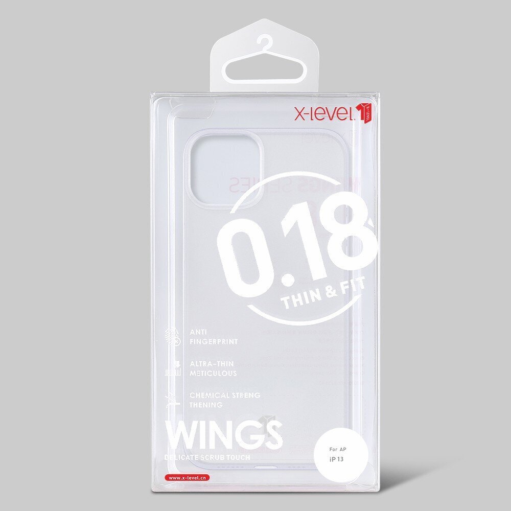 Telefoniümbris X-Level Wing Apple iPhone 13 Pro Max läbipaistev hind ja info | Telefoni kaaned, ümbrised | kaup24.ee