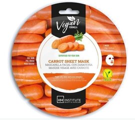 Leht-näomask IDC Institute Carrot, 23 g hind ja info | Näomaskid, silmamaskid | kaup24.ee