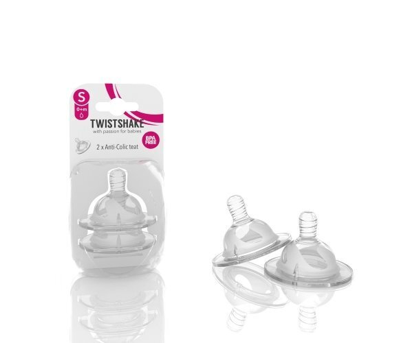 Silikoonis Twistshake Anti-Colic Small, 0 kuud hind ja info | Lutipudelid ja aksessuaarid | kaup24.ee