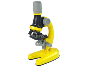 Mikroskoobi komplekt lastele, kollane цена и информация | Развивающие игрушки | kaup24.ee
