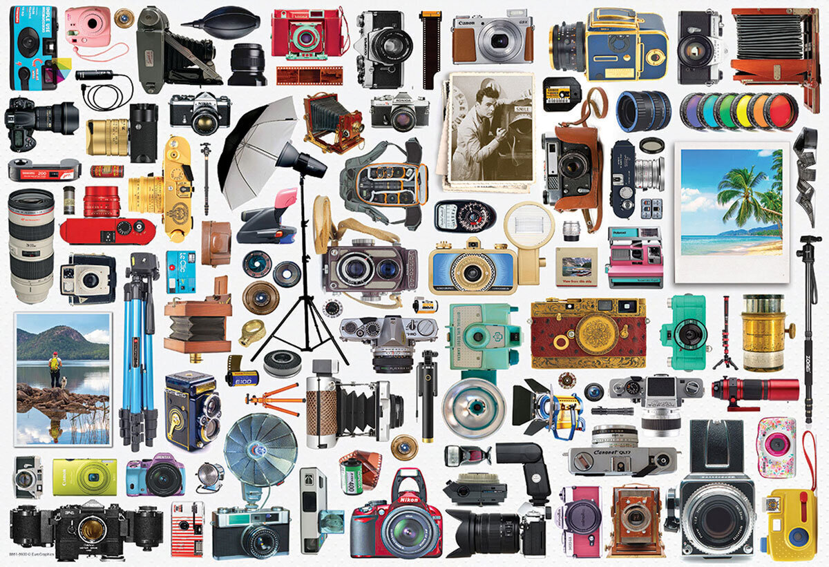 Pusle Eurographics, 8551-5600, Classic Camera, Tin, 550 tk hind ja info | Pusled | kaup24.ee